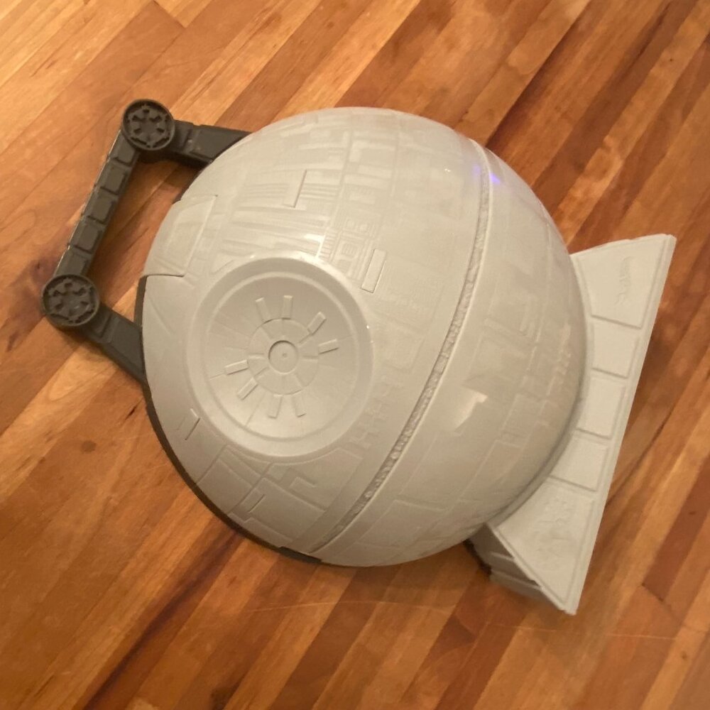 Star Wars Death Star Hot Wheels Play and Storage Plastic Carry Case Mattel 2014